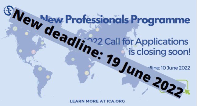 ICArchiv_NP's tweet photo. Applications for the NPP have been extended for a week until June 19! 📄🗓⏱
If you’re still undecided, we absolutely recommend applying for it! The application isn’t long, but don’t forget your referee letter. Any questions, please reach out #ArchivesAreYou #NPPs https://t.co/aOd4XmZW4z
