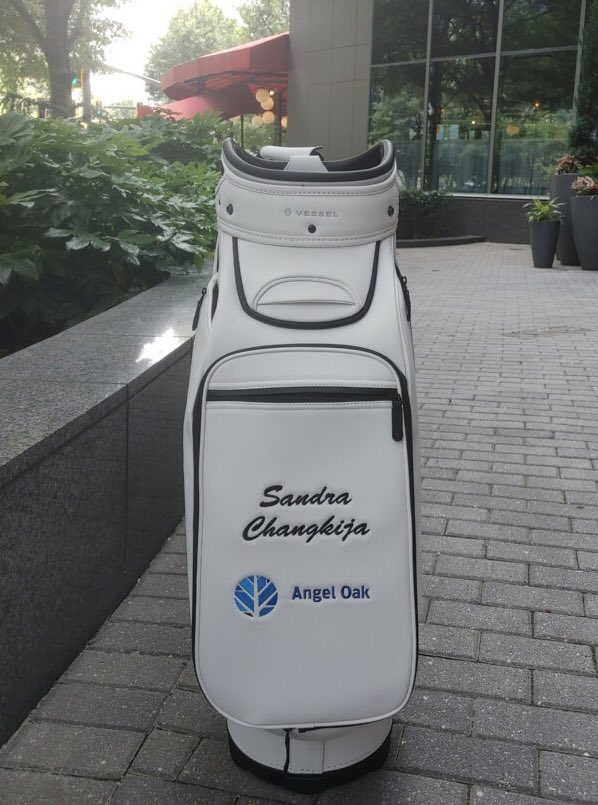 Thank you @AngelOakCap for the support again and the new bag to rock at @KPMGWomensPGA !!