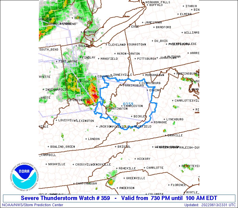 NWS Storm Prediction Center on Twitter "632pm CDT SPC_Watch WW 359