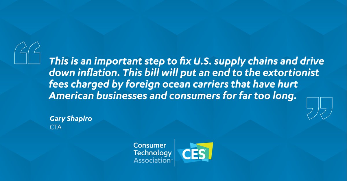 Today, Congress passed the Ocean Shipping Reform Act! Now to @POTUS for signature!