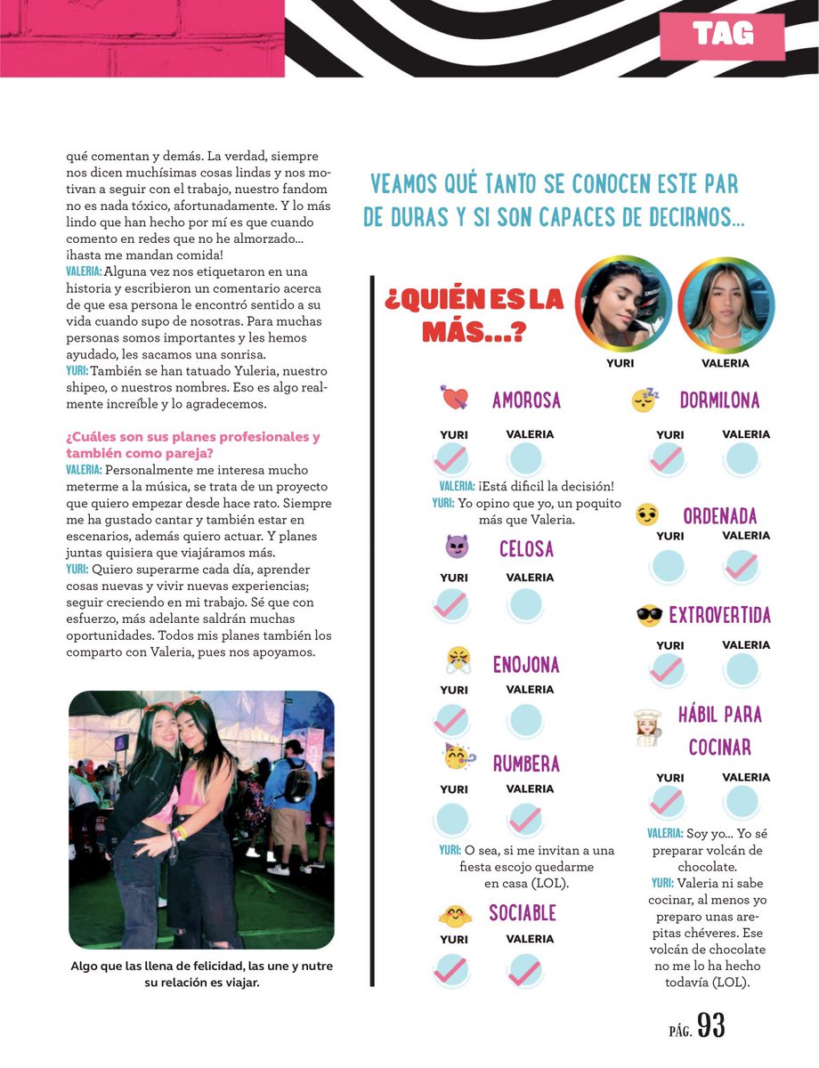 Mafesierraa's tweet photo. Les dejo la entrevista completa de las niñas en la Revista Tú 🫶 orgullosa siempre de ellas 🥺🖤 https://t.co/gbhG6O8JkU