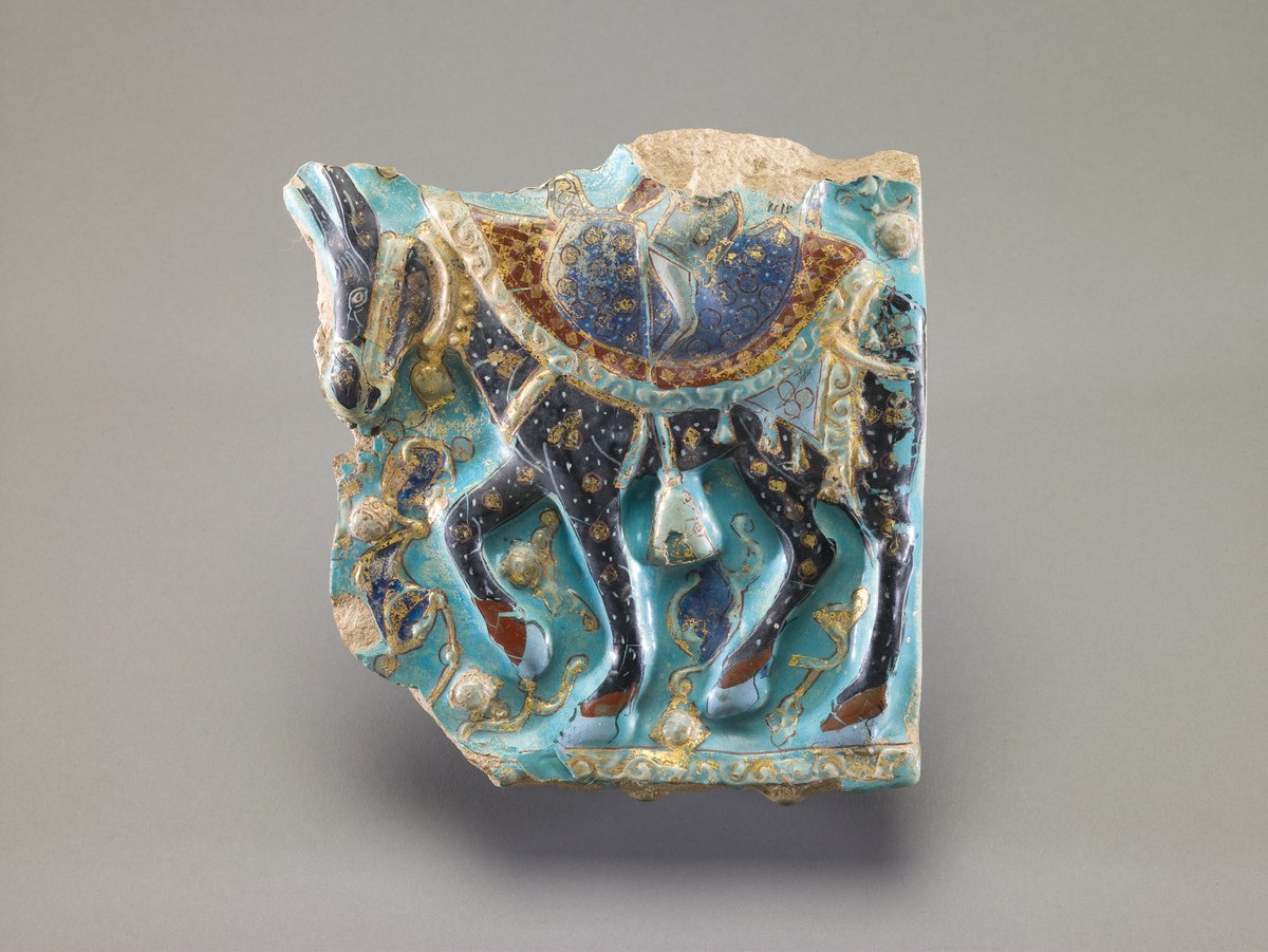 Persian, Tile Fragment, late 13th century #artmuseum #islamicart slam.org/collection/obj…