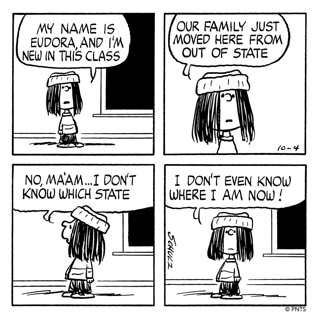 Charles M. Schulz Museum on Twitter "It's EudoraDay! Eudora made her
