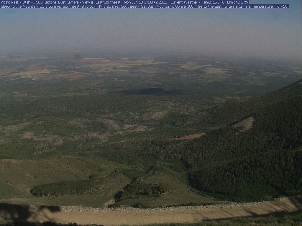 CDPHE Air Pollution on Twitter "The view from Abajo Peak in Utah shows