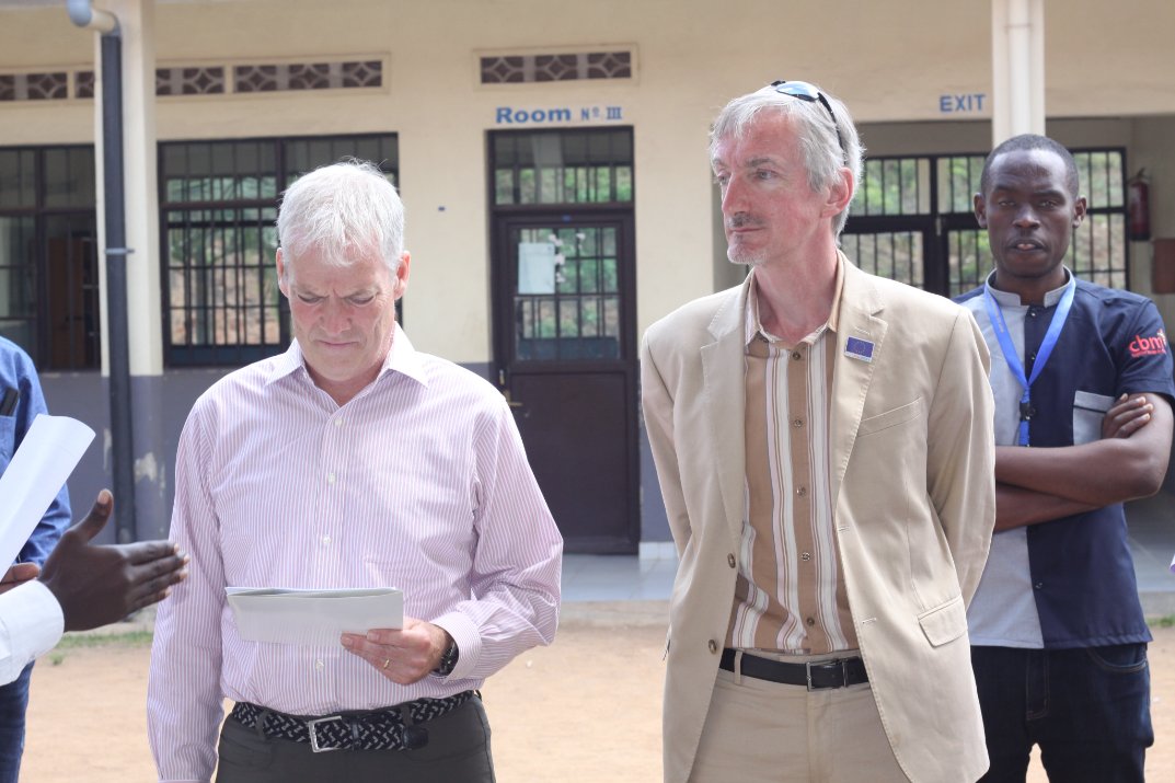 hvpgatagaraGik's tweet photo. On 13th June 2022, HVP Gatagara Gikondo was graced with a visit of the EU delegation in Rwanda together with Mr Laurent SARAZIN, Head of Unit Finance and Contracts for Sub-Saharan Africa to monitor the progress of ongoing EU supported project for learners with mental disabilities https://t.co/tkgjKpVhe9