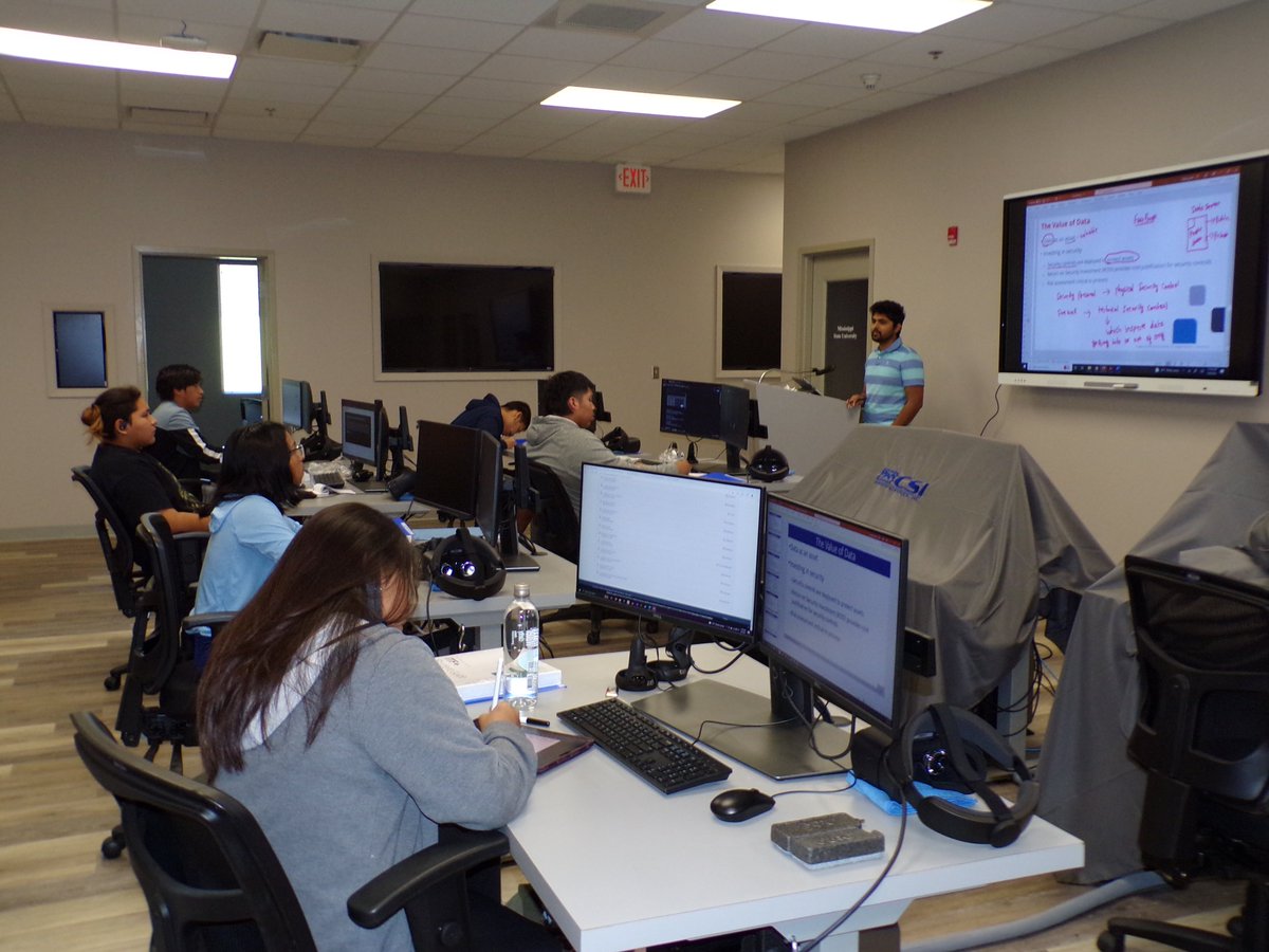MSChoctawBiz's tweet photo. More photos from the Youth CompTIA Fundamentals core certifications class taking place in the Tribe’s Cybersecurity lab this month. These students are learning core IT skills such as troubleshooting theory &amp; preventative maintenance of devices. Thanks to the @usmcsce! https://t.co/Y7Nuy7O4F9