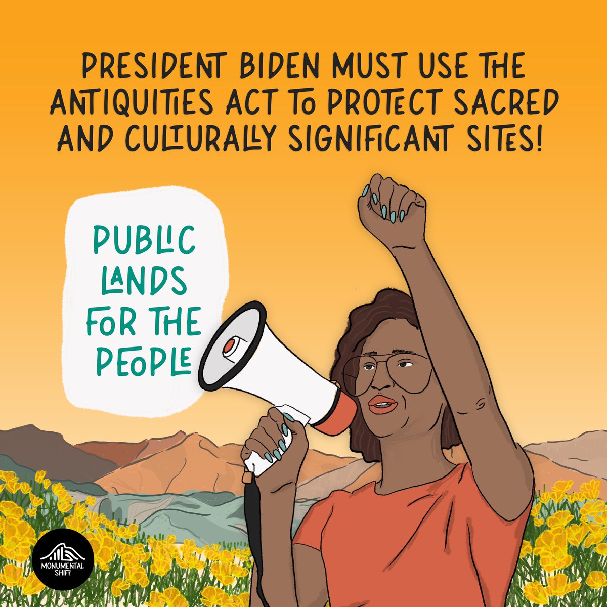 The preservation of lands through the #AntiquitiesAct ensures that we are deciding to protect sites for our people, our children, and the generations to come. Join us in calling on @POTUS to protect #CastnerRange and #AviKwaAme!