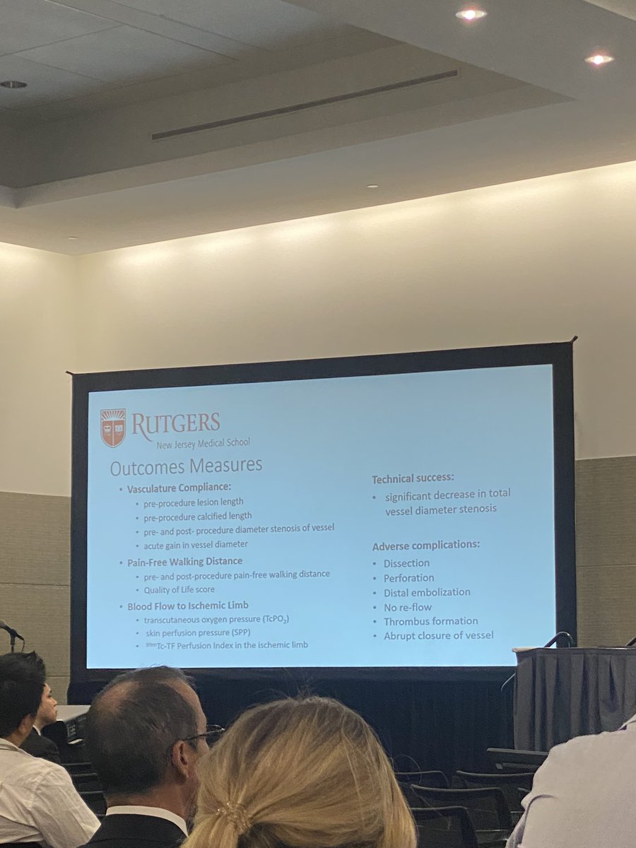 RutgersIR's tweet photo. Live at #SIR2022 @EshaniChoksi presenting a systematic review on shockwave intravascular lithotripsy #futureirad https://t.co/kilBawzn6Y