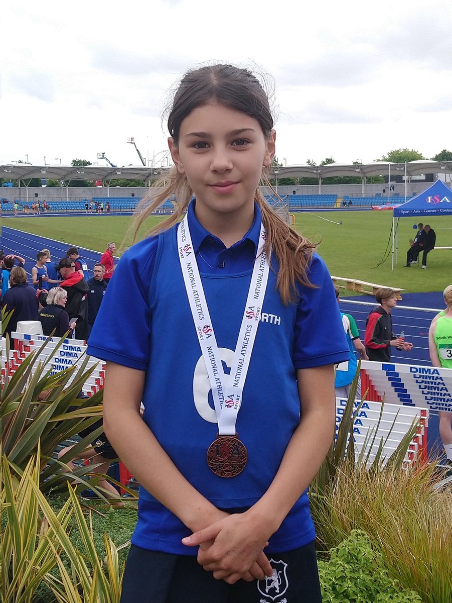 BWS_SPORT's tweet photo. ISA National Athletics: Congratulations to our national representatives today in Manchester! Olivia won silver in the  Triple Jump, Gabriella won bronze in the 100m relay &amp; Dante narrowly missed out on bronze in the Javelin.  You should be proud - we are! @BridgewaterScho https://t.co/ikx0P4Q2x2