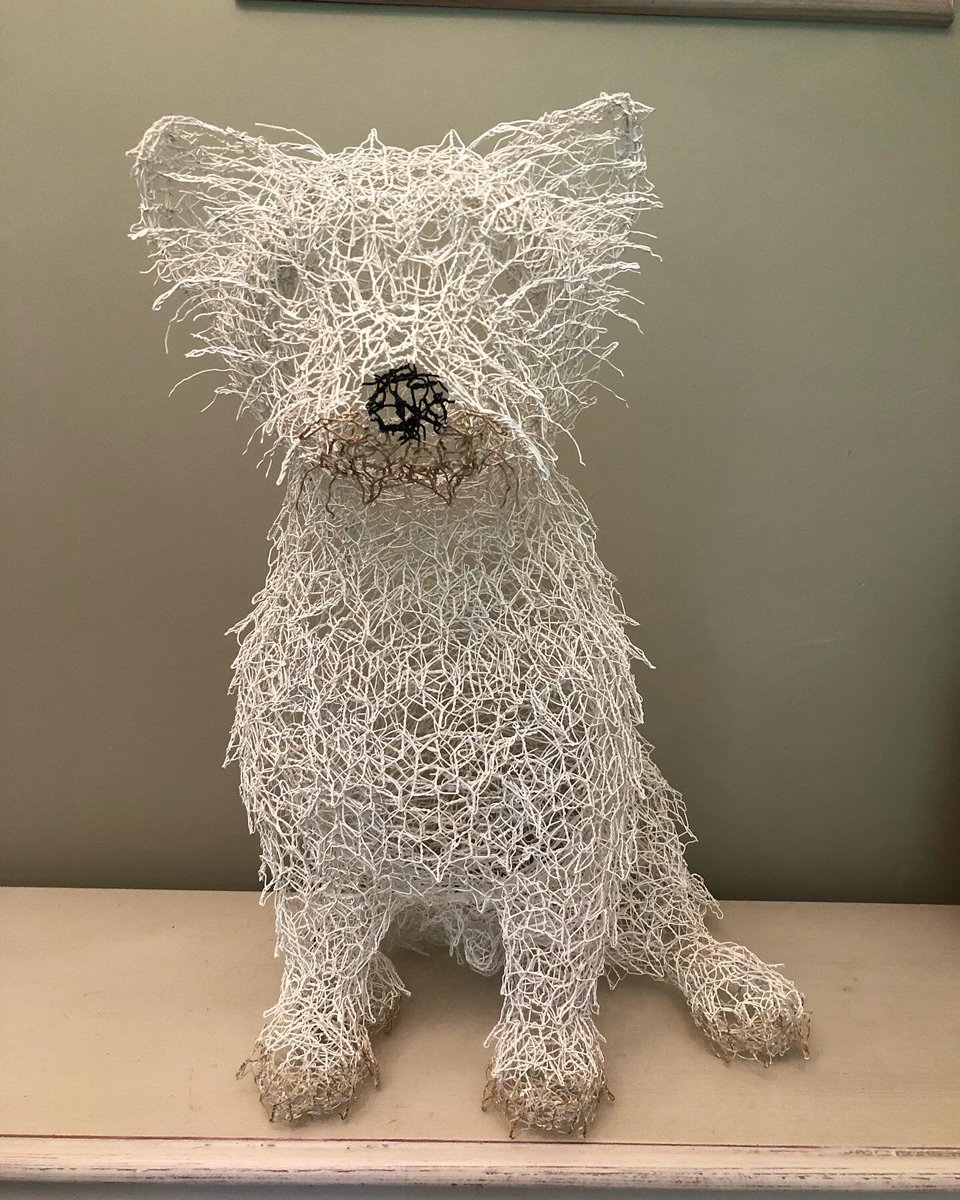 Gosh it’s been a while since I joined in with #creativebizhour Here’s my latest commission, a cute Westie called Norman !