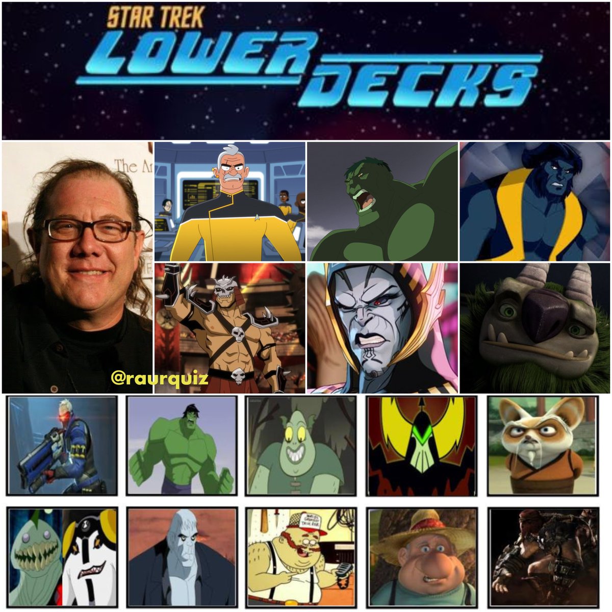 raurquiz's tweet photo. #happybirthday @FredTatasciore #fredtastaciore #actor #lieutenantshaxs #startrek #lowerdecks #intodarkness #kungfupanda #ultimateavengers #hulkvsthor #nextavengers #garfield #tangled #wolverineandthexmen #trollhunters #ben10 #wanderoveryonder #thesecretsaturdays #startrek55 https://t.co/sihJPGyu0b