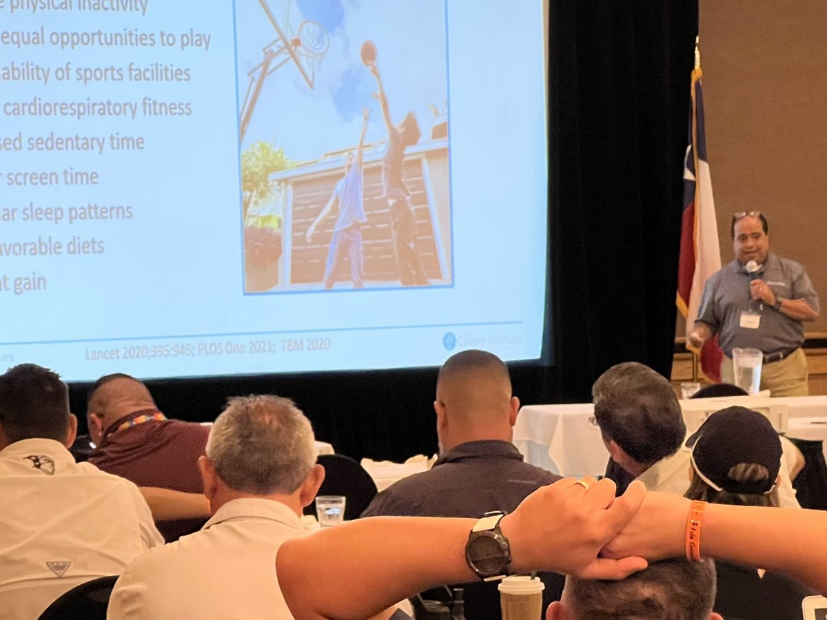 USGames's tweet photo. Joel Romo with our partners @CooperInstitute shares data at #SEASummit about sedentary activity & obesity with youth as a result of the pandemic. #PhysEd #datadrivesdecisions https://t.co/z6lDcHHGqy