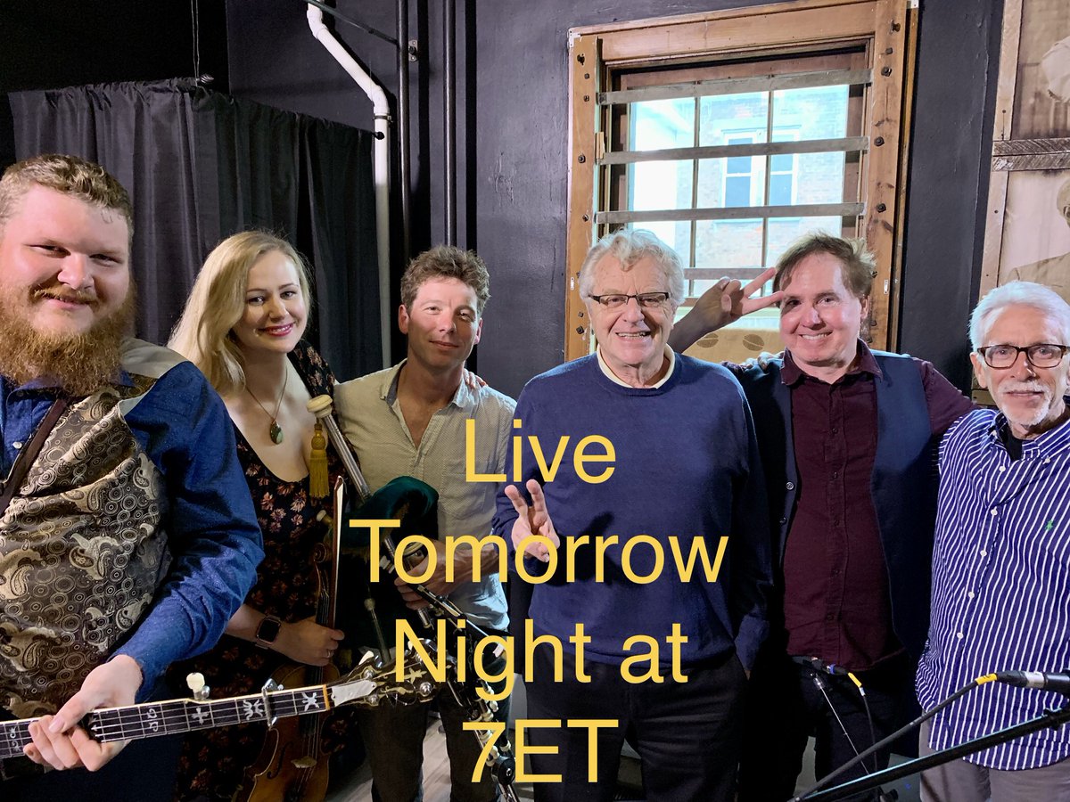 JerryPodcast's tweet image. Hello Friends! Please join us tomorrow night 6/14 on FB for an all new live podcast with Jerry, Jene &amp;amp; Megan. Musical guest is Luke Trimble. See you then! #jerryspringerpodcast #jerryspringer #folkmusicians #countrymusicsinger