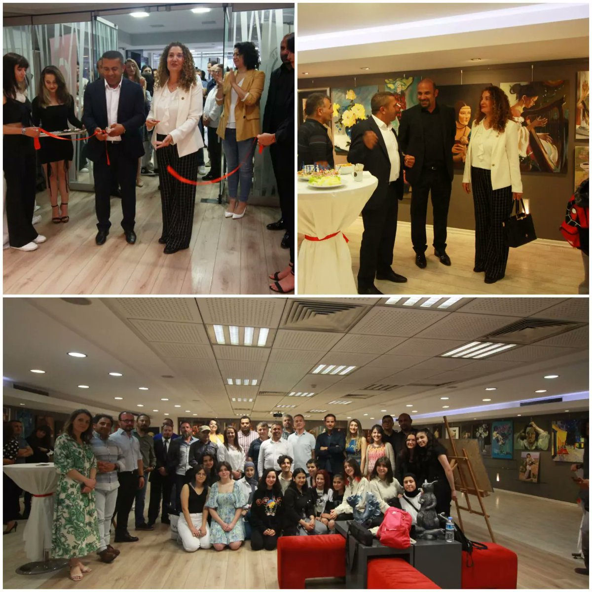 GslMamak's tweet photo. Mamak Mimar Sinan Güzel Sanatlar Lisesi Yıl Sonu Resim Ve Heykel Sergisi, öğrencilerin yıl boyunca yaptıkları çalışmaları  sergilenmek üzere, Ankara Barosu Av. Atilla SAV Sanat Galerisi’nde sanatseverlerin ilgisine sunulmaya başlandı. https://t.co/V03Quj57Va