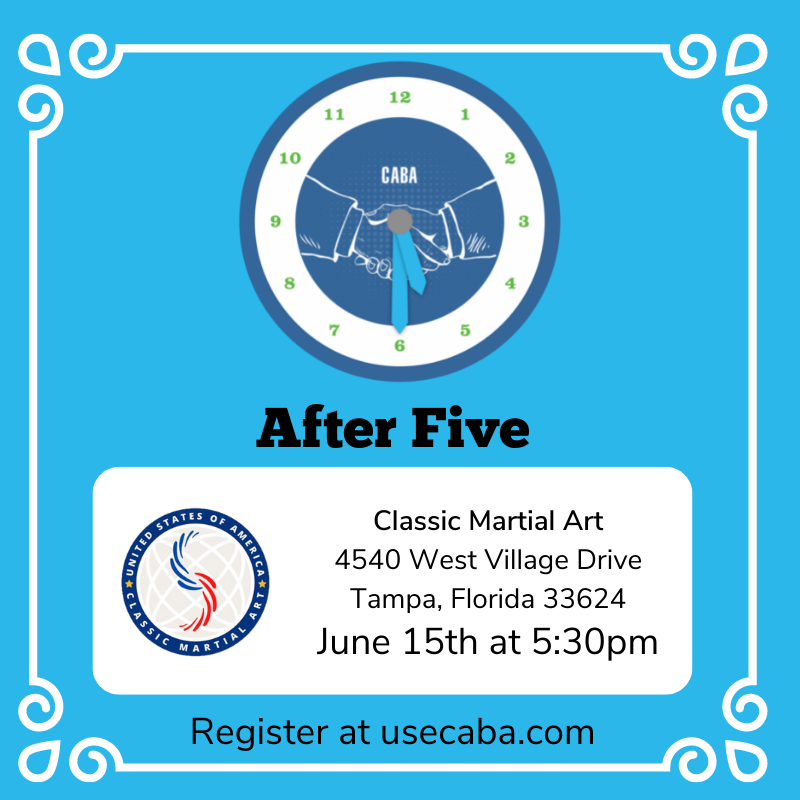 Come join us for this week's only networking event on Wednesday 6/15 at Classic Martial Arts. There will be smiling faces and new friends to meet!
#CabaConnects #After5Networking #FunnyJoke