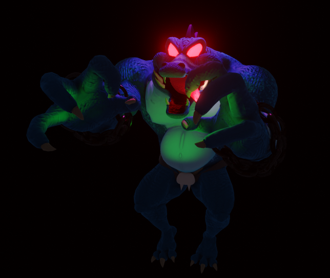 Alpha_Pictoris's tweet photo. Kludge from Donkey Kong Barrel Blast (Rareware style)
@artstationhq
 https://t.co/MiE9K7ybc9 
#DonkeyKong  #Nintendo #Wii #Kremlin #barrelblast
#blender #blenderart #blendercommunity #3D #3dart #3Dartist #sculpture #fanart #crocodile #rareware
#characterart #games #creature https://t.co/SUjniVa7RK