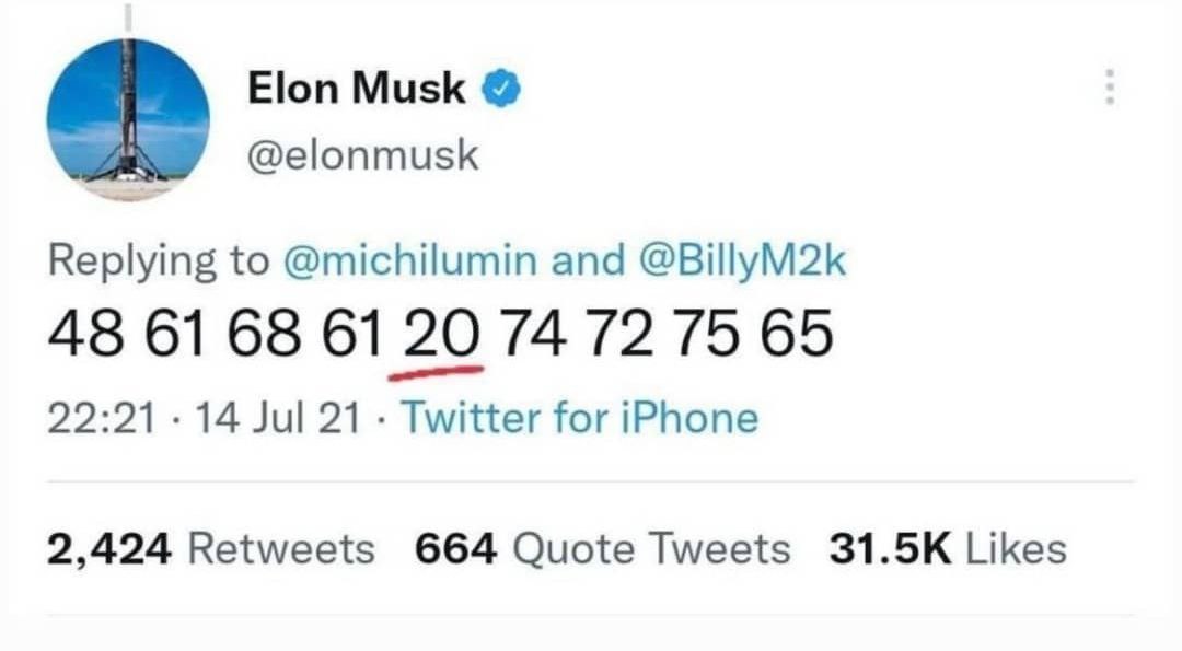 #ElonMusk <a href="/elonmusk/">Elon Musk</a> told us last year what will happen to $BTC, I wish I had listened 😅