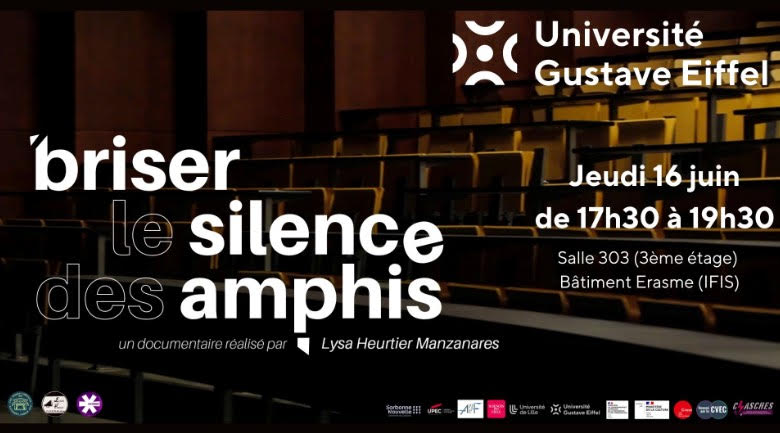 Master_IE_ILMS's tweet photo. Save the date : Briser le silence des amphis https://t.co/NLuyOUuPfF