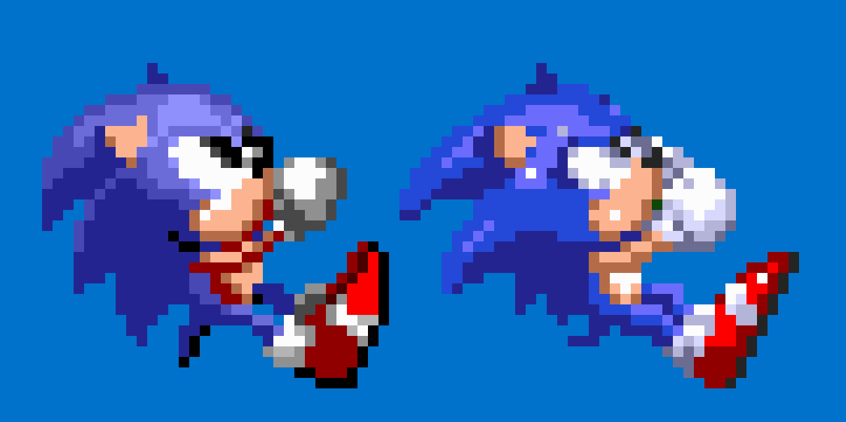 AudioReam on X: I did a Sonic 1 Version of one of Sonic's Sprites