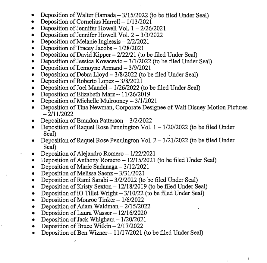 LauraBockov's tweet photo. Update:  Johnny Depp vs Amber Heard (Fairfax)
Amber Heard has filed a Notice of Filing for transcripts of hearings and depositions.  From what I gather, this would be part of the pre-trial appeals process.  https://t.co/JMLBq8COzT https://t.co/fYjcVL5XJg