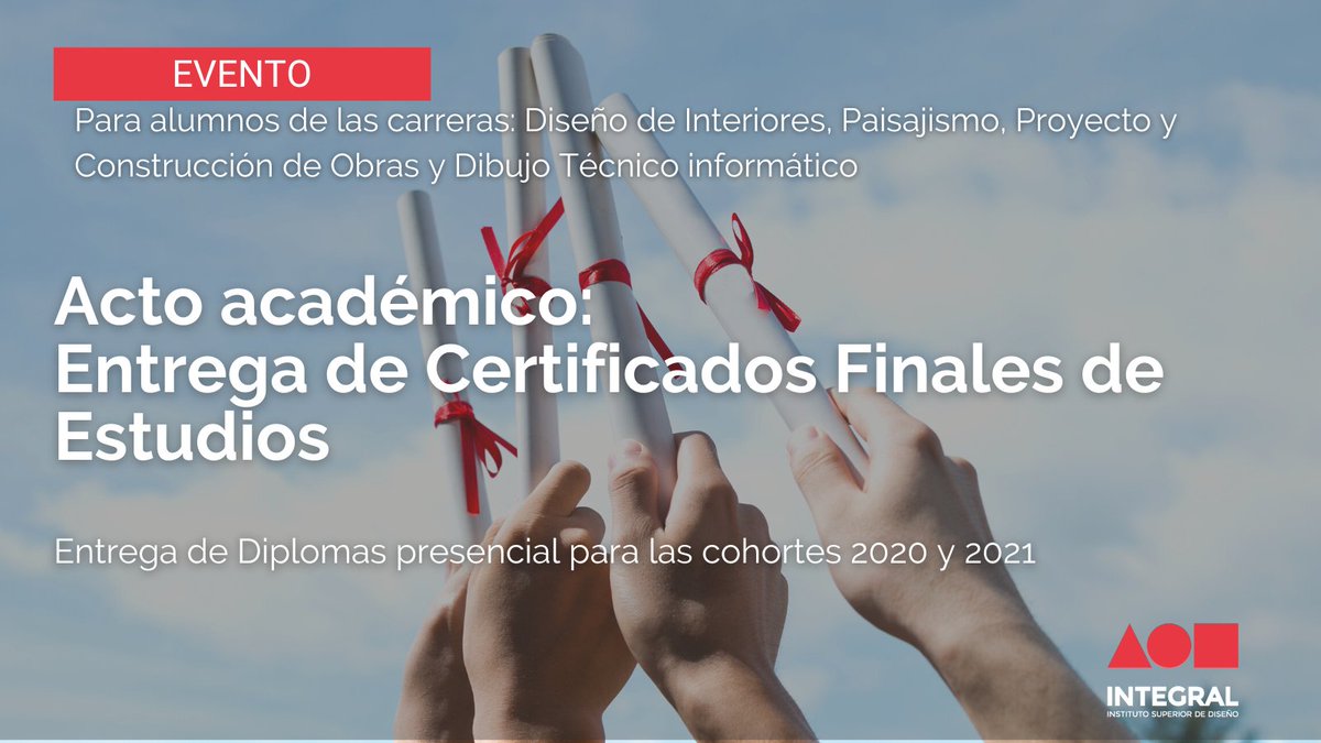 Integral_edu's tweet photo. 👏Felicidades egresados/as 2020 y 2021

#entregadediploma https://t.co/F88MDc5BY4