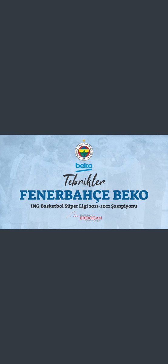 10. Şampiyonluk için tebrikler