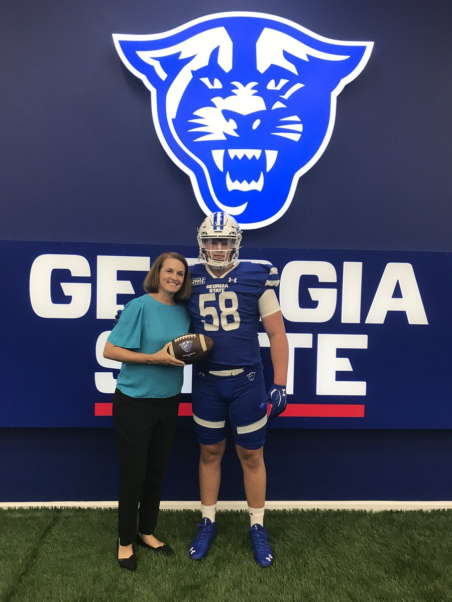 TBroderick58's tweet photo. I appreciate the visit @GeorgiaStateFB! @CoachHolt67 @CoachSElliott @CoachBennett29 @j65harris @Mansell247 @247Sports https://t.co/ELfHaSZ9Vb