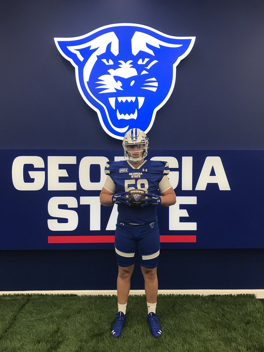 TBroderick58's tweet photo. I appreciate the visit @GeorgiaStateFB! @CoachHolt67 @CoachSElliott @CoachBennett29 @j65harris @Mansell247 @247Sports https://t.co/ELfHaSZ9Vb