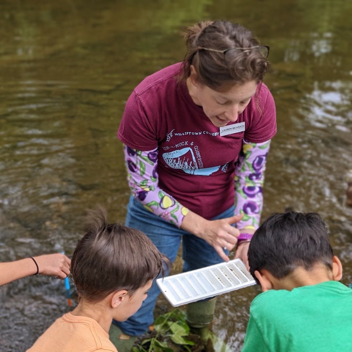 CRCWatersheds's tweet photo. Saturday’s Stream Learning Day at Colonial Plantation in Ridley Creek State Park was a success! It’s great seeing families &amp; kids learn about the importance of maintaining clean creeks &amp; streams and inspiring the actions of the next generation to ensure a healthy environment! https://t.co/aSr8P2fbwM