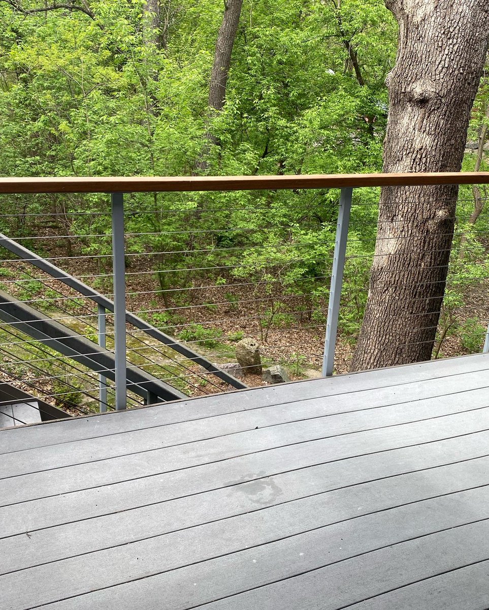 Cheaper is not always the best investment. Recently we removed these rusted out steel posts that were installed 4 yrs ago. Replaced with new Quigley stainless steel posts, and going back this week to do the stairs.