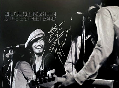 Just 2 of the @Springsteen-signed items in the <a href="/kacfund/">KristenAnnCarrFund</a> auction, online now and in-person at their Sunset Jam, June 15 at <a href="/Transparent_AP/">Transparent Clinch Gallery</a>.

Also up for bids: 4 tix to the European #springsteen show of your choice! All bidding ends 6/15 9:30pm ET. 
kristenanncarrfund.org/auction