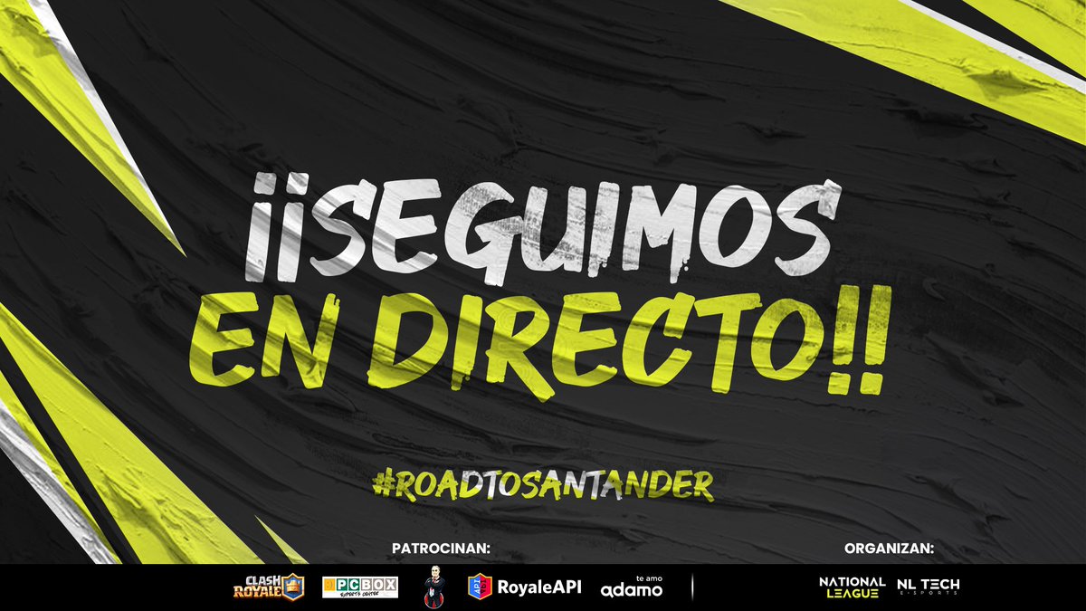 #ClashRoyale | 

🔴 ¡SEGUIMOS EN DIRECTO!

🏆 #J1 | <a href="/EsportsRoyaleES/">Esports Royale ES</a>

⌚ 22:00🇪🇸 17:00🇦🇷 15:00🇲🇽
@RL_Latam 🆚 <a href="/UrbanEsportsRap/">Urban Esports 🎙</a>

🎙️ <a href="/kevincito_CR/">Kevincito</a> &amp; <a href="/ChristianElNob/">ChristianElNob</a>
🎬 <a href="/DStudioREC/">DStudio REC</a>
📊 <a href="/jbooruiz/">Juan</a>
📺 bit.ly/National_TV

#RoadToSantander