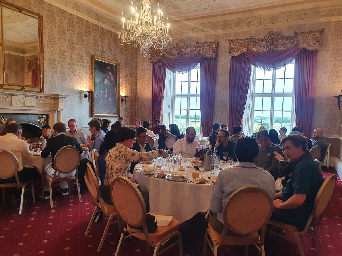 BissellMalenka's tweet photo. Great to see everyone relaxing and exchanging Sherlock Holmes clues after a very productive day @HazleWood3 #4DFlowCMR https://t.co/07qqsQycoG