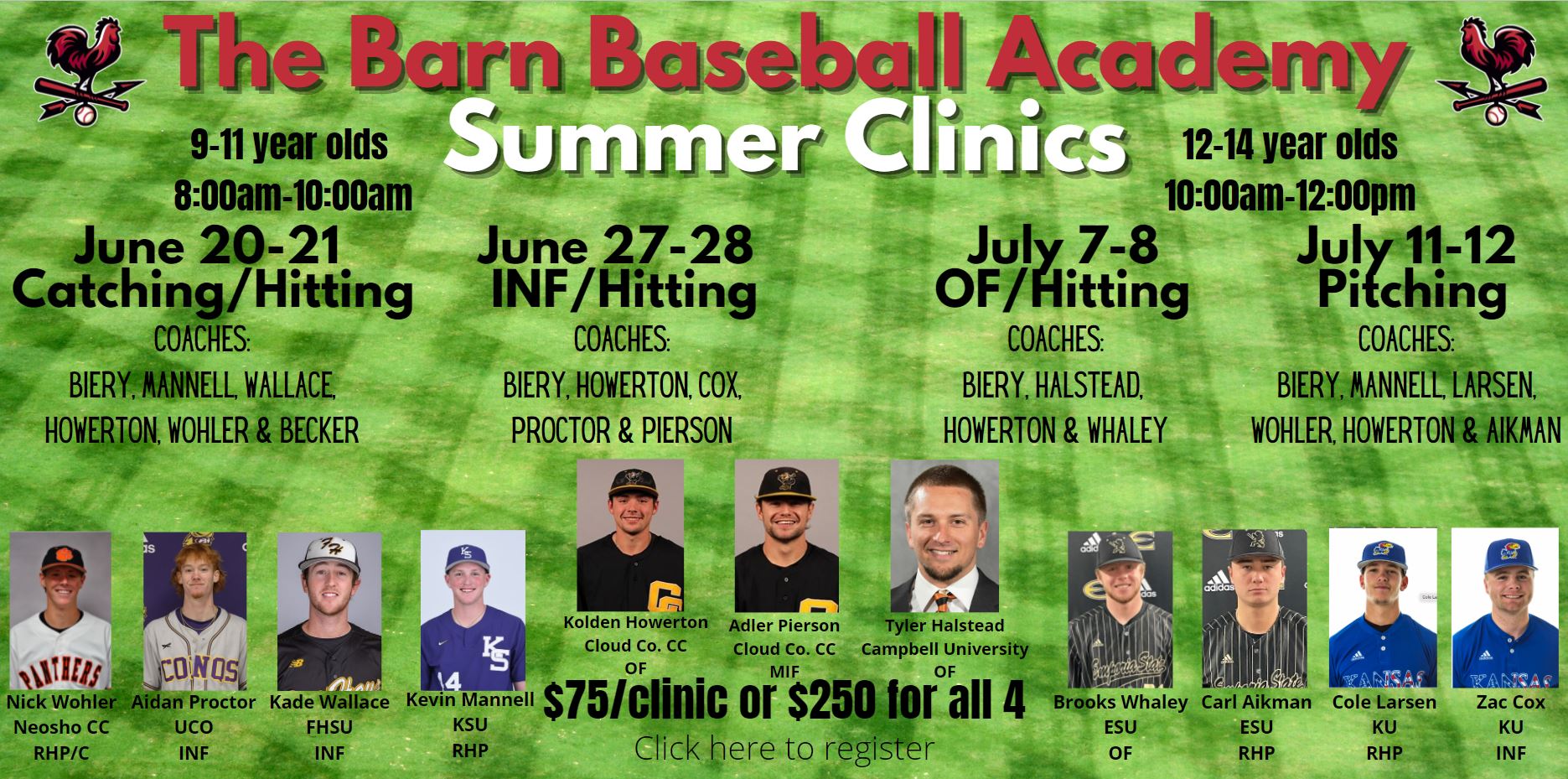 The Barn Baseball Academy on Twitter "The Barn is hosting clinics with
