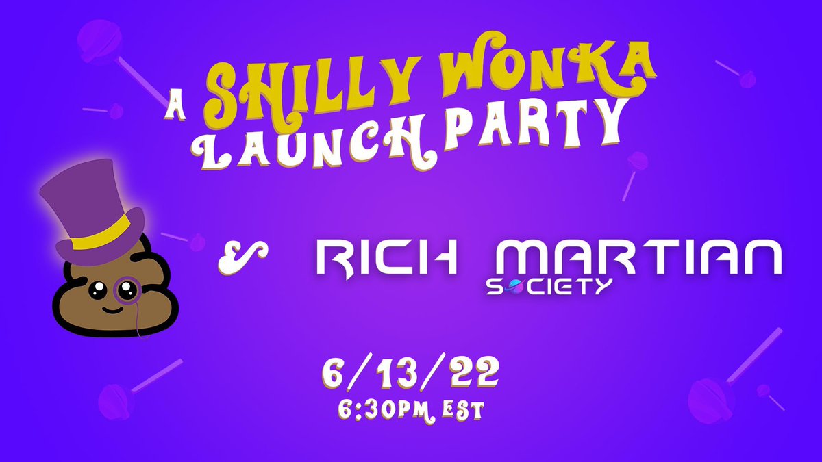 ShillyWonkaBSC's tweet photo. Starts in 30 minutes!!
#TwitterSpaces  with the @RichMartians ! https://t.co/gMSYncLgsB