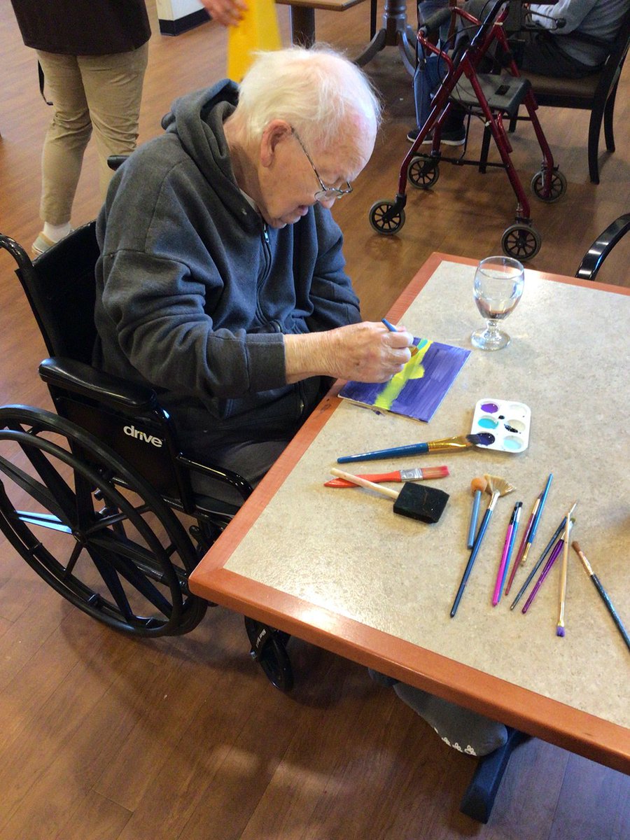StonecroftHC's tweet photo. Legacy Lane has some talented artists!🎨 #LegacyLane #TrilogyLiving #SeniorLiving #StonecroftHealthCampus https://t.co/Z2z8nGwp8F