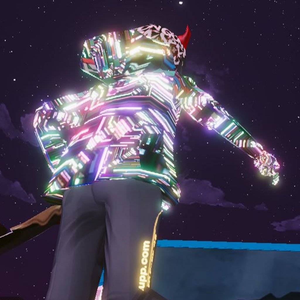 Hold tight crew! GLOOM GIVEAWAY ⭐⭐

LEGENDARY new Glowbot hoodie. Winner in 48 hours

1⃣ Follow <a href="/ClothesComputer/">ComputerClothes</a> , <a href="/snebbit/">snebbit.eth</a> , <a href="/mostlymothy88/">Mothy</a> 
2⃣ RT ➕ ♥ ➕ Tag a friend 
Comment addy

We're possibly gonna make it 🙏
Buy for for under 3 MANA at market.decentraland.org/contracts/0xb5…