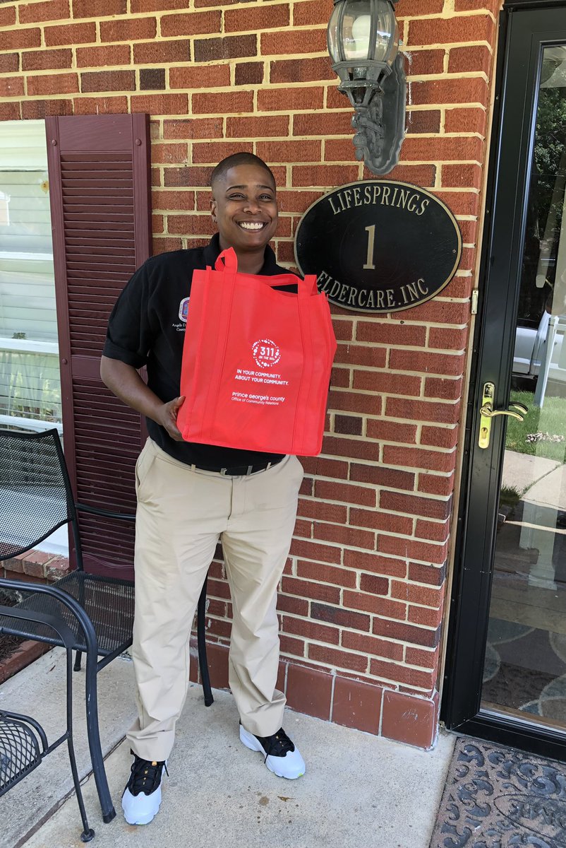 PGCCommunity's tweet photo. OCR donated PPE to our seniors at Lifesprings Eldercare as part of our 100 Events of Summer initiative. Helping people, providing resources! #100eventsofsummer #CommunityRelations #ocrredjackets https://t.co/WSXmgibGVv