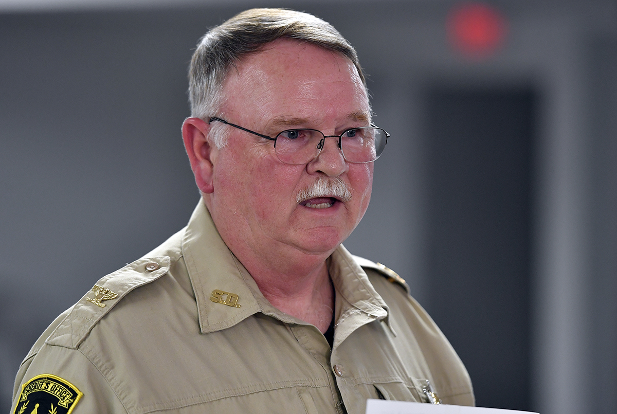 Caldwell Co. Sheriff Mitch Allen announces that a Kansas City man has been charged with several crimes in connection with a string of arson fires, including one that killed an elderly grandmother. <a href="/KCStar/">The Kansas City Star</a>