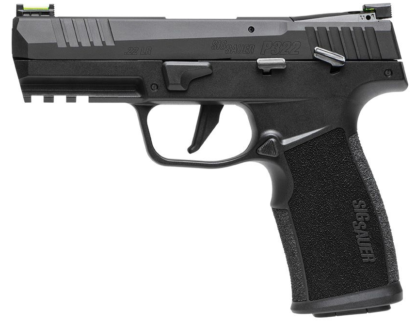 HyattGuns's tweet photo. Back in stock: @sigsauerinc P322 22LR pistol. 20-round capacity. Check it out here: https://t.co/BgqQX6vfYc #sigsauerP322 #sigP322 #P322 https://t.co/CluS5ToU0n