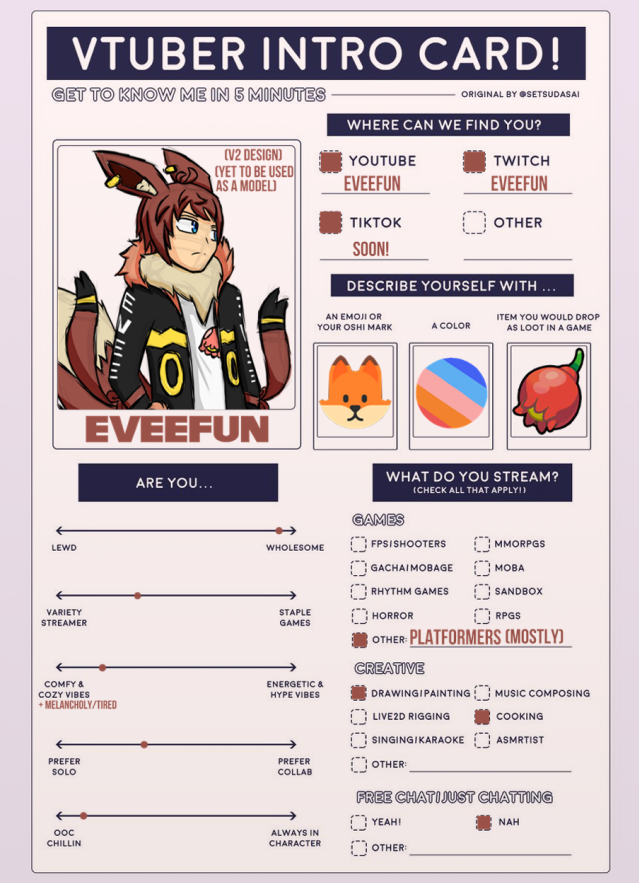 EveefunPL's tweet photo. I got an intro card going for those new peeps wanting to check out what im all about, pleasure seeing y'all!

Discord (NEWS AND SCHEDULES): https://t.co/5pEIsbupGX

Youtube: 
https://t.co/CCQuShaMUw

Twitch:
https://t.co/0DWR3lepsH

#VtubersEN #VTuberUprising #StreamersConnected https://t.co/5TkxtIDKbQ
