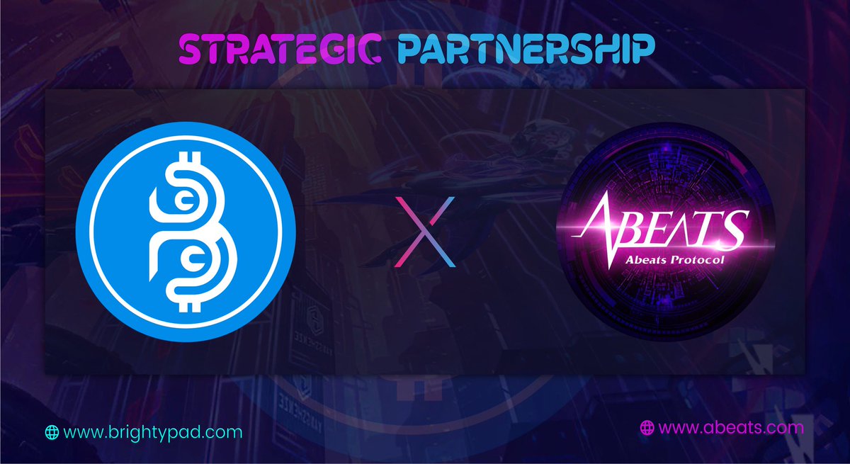 We are happy to announce our strategic partnership with @AbeatsGame 

AbeatsGame is the top GameFi Center integrating Game Issuance, Game Content Community and Game Asset Exchange, facilitated IGO and INO for game developers and provides game lovers with the value of PlaytoEarn.