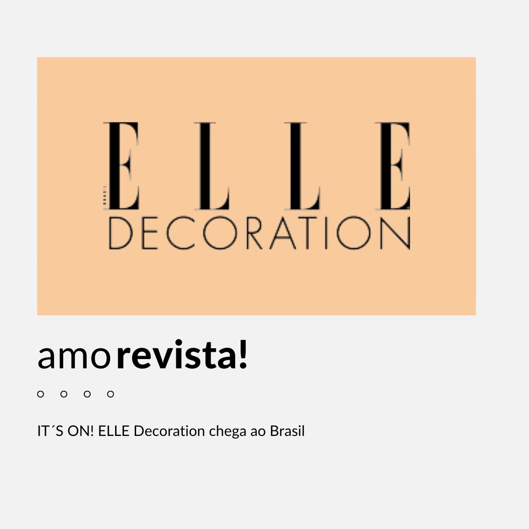 Boatos confirmados e sonho realizado! Durante a semana de design de Milão, e dois anos depois do retorno da revista ao Brasil, foi oficializado que a ELLE Decoration finalmente terá uma edição totalmente brasileira. 

Saiba mais no nosso blog, link na bio!