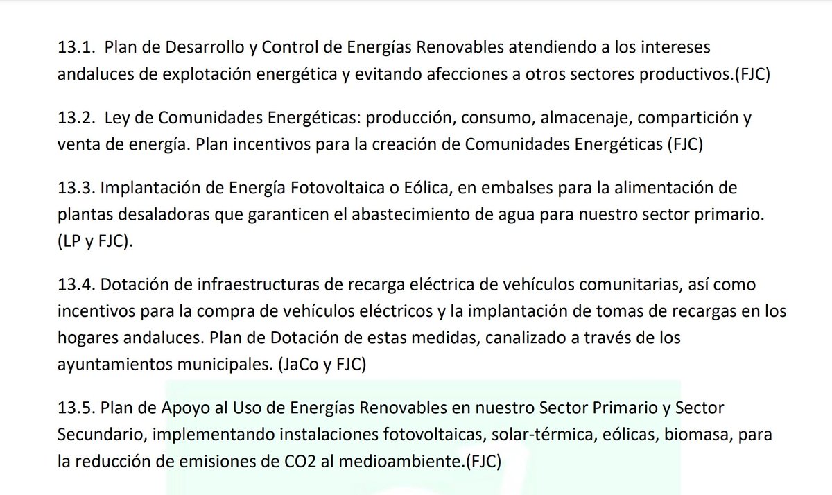 #Empleo y #Energía tienen que ir de la mano en adelante. Aquí algunas de nuestras propuestas para gobernar #Andalucía 
Menos peleas y más alternativas para transformar nuestro pueblo
#AndalucíaSinVoz #AndaluciaSinVox #AndalucesLevantaos #ElDebateDecisivo