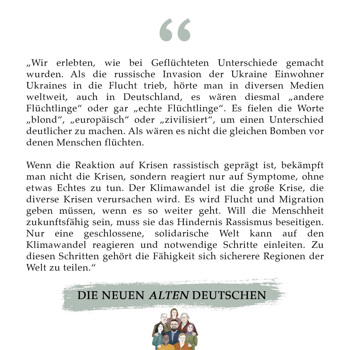 Tarek_Bae's tweet photo. Die großen Krisen unserer Zeit erlauben der Menschheit keinen Rassismus. https://t.co/1paXDp7Lwr