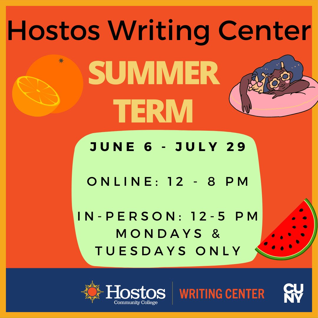 We're open this summer!