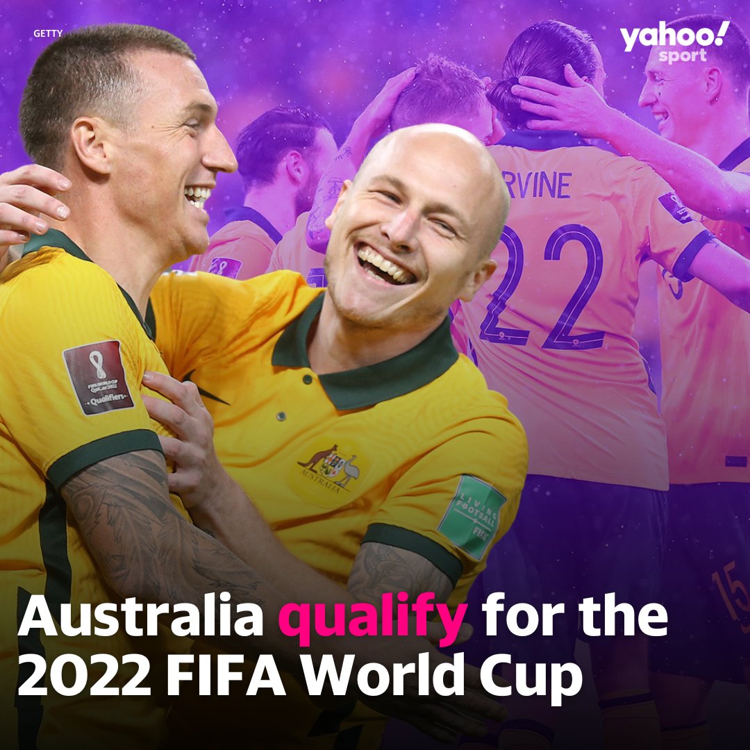 Yahoo Sport Australia (@yahoosportau) on Twitter photo Australia is going to #Qatar2022! A huge win from the <a href="/Socceroos/">Subway Socceroos</a> on penalties against Peru.
A fifth consecutive World Cup. 🙌 Australia is going to #Qatar2022! A huge win from the <a href="/Socceroos/">Subway Socceroos</a> on penalties against Peru.
A fifth consecutive World Cup. 🙌