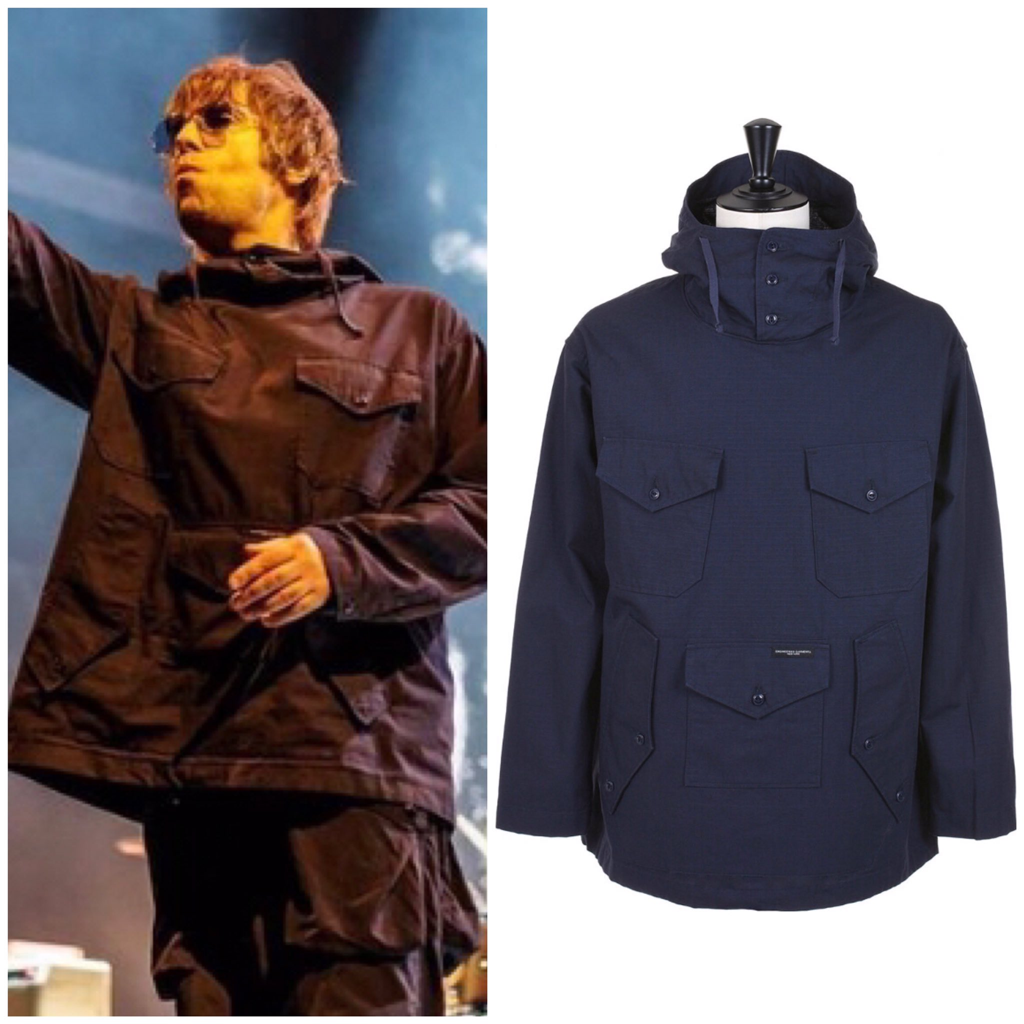 ENGINEERED GARMENTS パーカー Liam着用