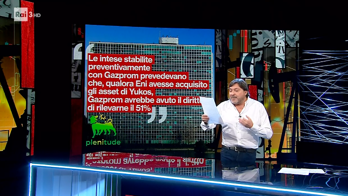 reportrai3's tweet photo. Eni scrive che l’operazione si concluse con una plusvalenza per Eni e che le intese prevedevano anche che qualora Eni avesse acquisito gli asset Yukos, i russi avrebbero avuto il diritto di rilevarne il 51%”. Le risposte integrali le trovate qui :  https://t.co/XW76lwpsH2 #Report https://t.co/IcgBBFLB2h
