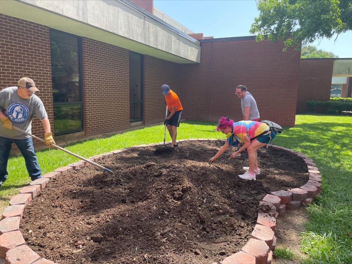 ASUBeebe's tweet image. Top soil went in today for the butterfly garden. Planting starts tomorrow! 🦋💐🌷🌸